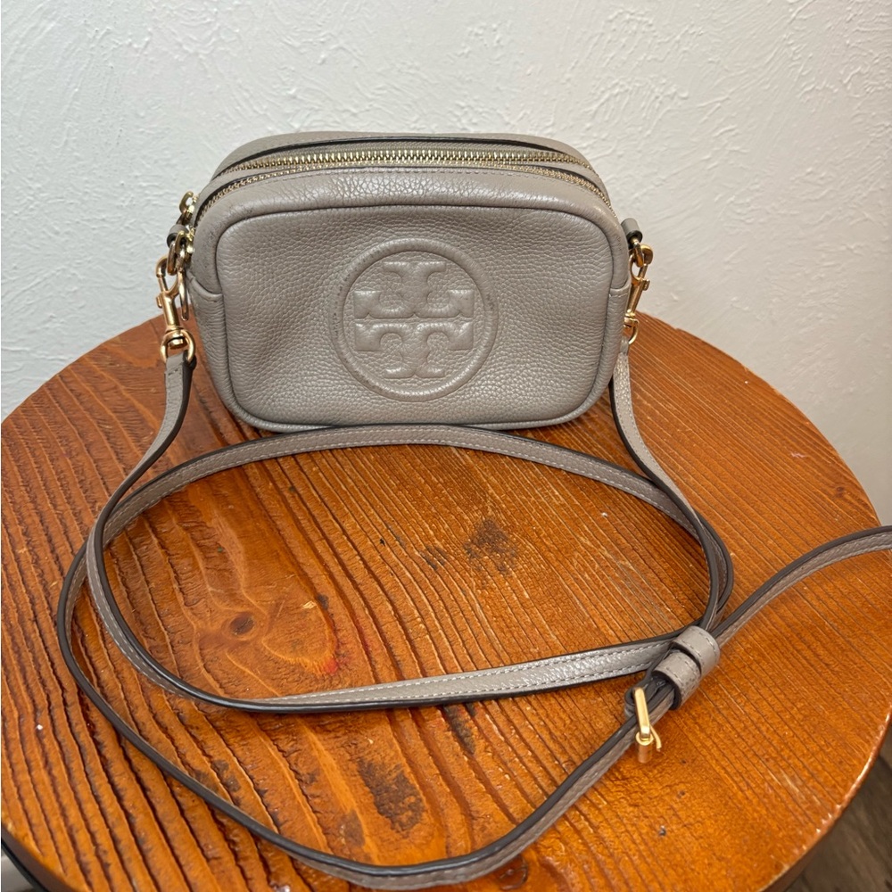 Tory Burch Gray Crossbody Bag mini